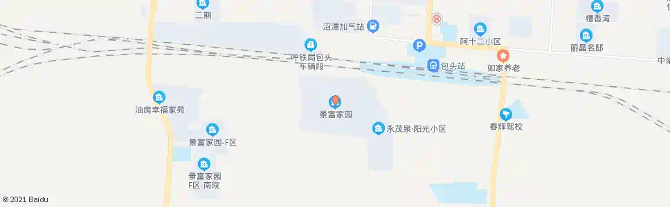 包头景富家园_公交站地图_包头公交_妙搜公交查询2025