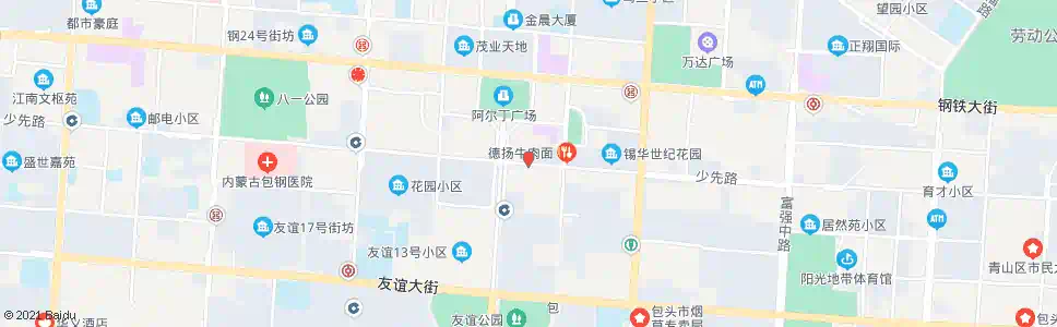 包头蓝天商厦_公交站地图_包头公交_妙搜公交查询2025