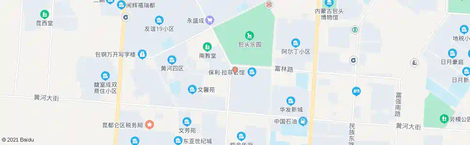 包头仁爱门诊部_公交站地图_包头公交_妙搜公交查询2025