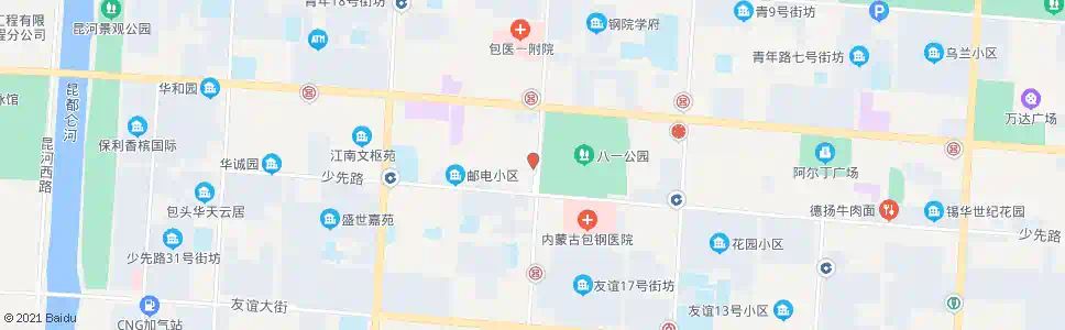 包头北洋饭店_公交站地图_包头公交_妙搜公交查询2025