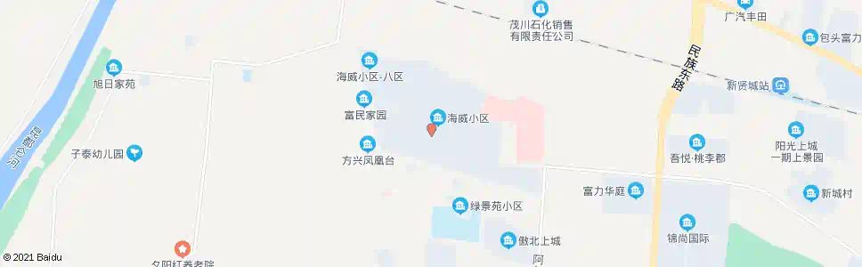 包头海威四区_公交站地图_包头公交_妙搜公交查询2025