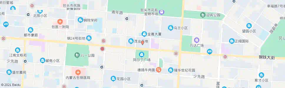 包头车轮总厂_公交站地图_包头公交_妙搜公交查询2025
