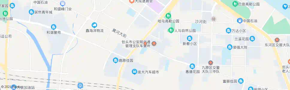 包头车管所_公交站地图_包头公交_妙搜公交查询2025