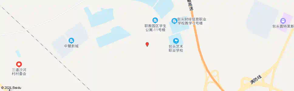 包头职教园区四号站_公交站地图_包头公交_妙搜公交查询2025