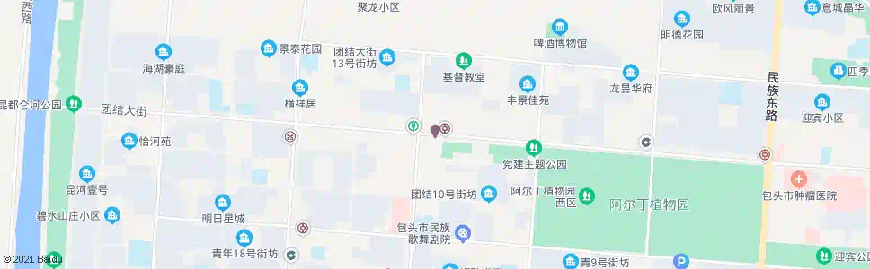 包头昆区少年宫_公交站地图_包头公交_妙搜公交查询2025