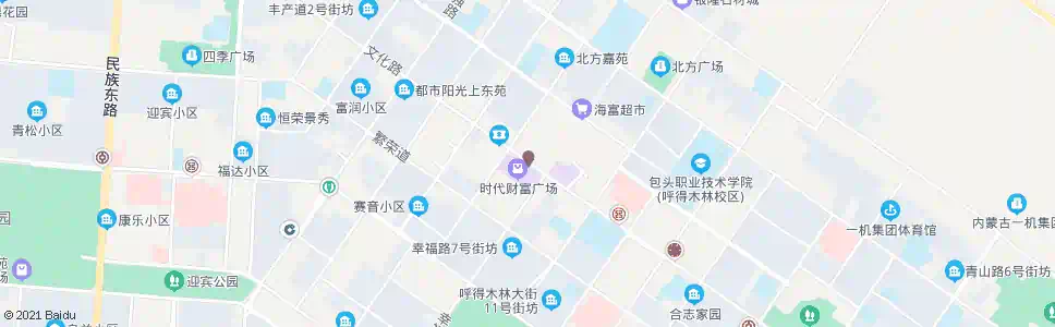 包头王府井青山路_公交站地图_包头公交_妙搜公交查询2025