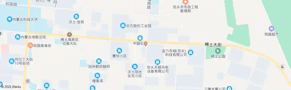 包头华茂机动车检测站_公交站地图_包头公交_妙搜公交查询2025