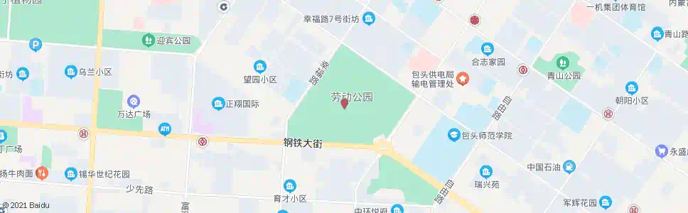 包头劳动公园_公交站地图_包头公交_妙搜公交查询2025
