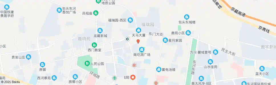 包头解放路_公交站地图_包头公交_妙搜公交查询2025