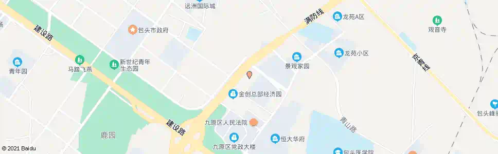 包头鹿峰建材总厂_公交站地图_包头公交_妙搜公交查询2025