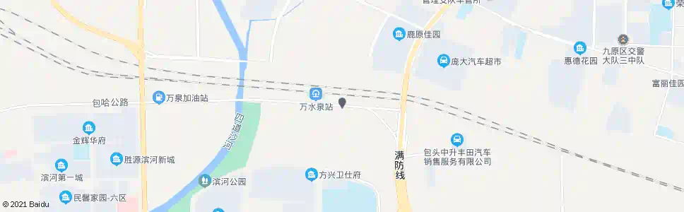 包头包哈路与210道口_公交站地图_包头公交_妙搜公交查询2025