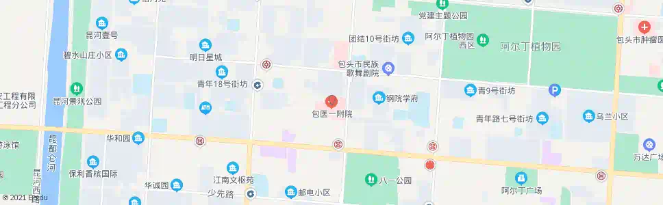 包头一附院_公交站地图_包头公交_妙搜公交查询2025