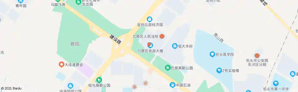 包头九原国防委_公交站地图_包头公交_妙搜公交查询2025