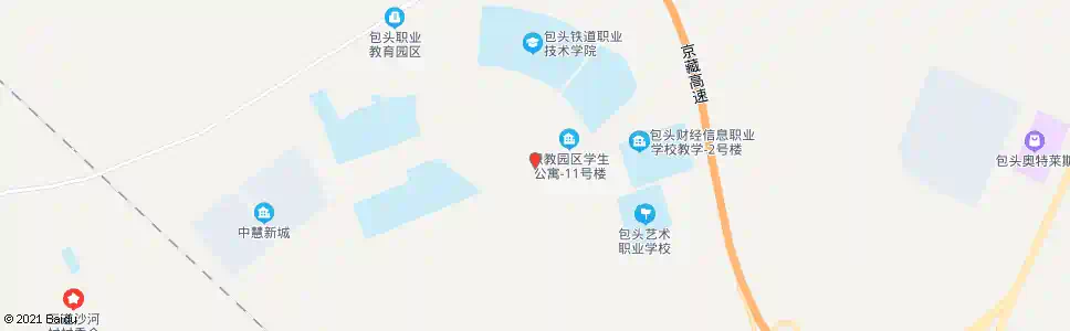 包头职教园区六号站_公交站地图_包头公交_妙搜公交查询2025