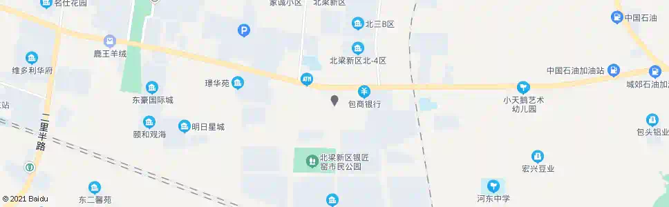 包头银匠窑子村_公交站地图_包头公交_妙搜公交查询2025