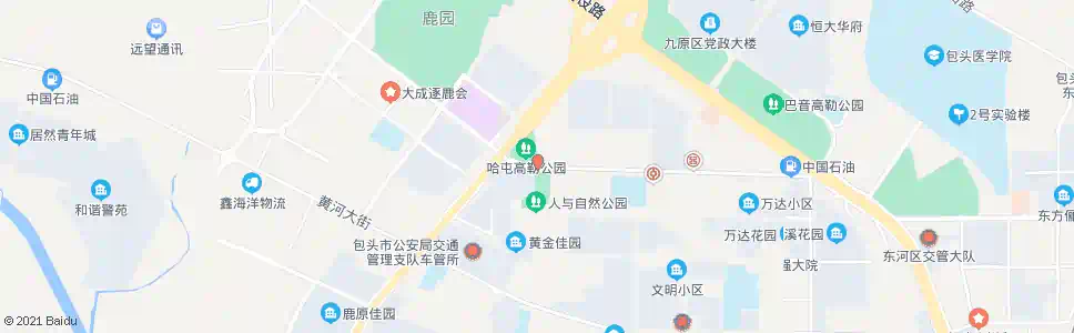 包头黄金小区_公交站地图_包头公交_妙搜公交查询2025