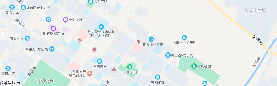 包头一机医院_公交站地图_包头公交_妙搜公交查询2025