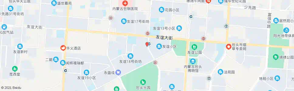 包头友谊菜市场_公交站地图_包头公交_妙搜公交查询2025