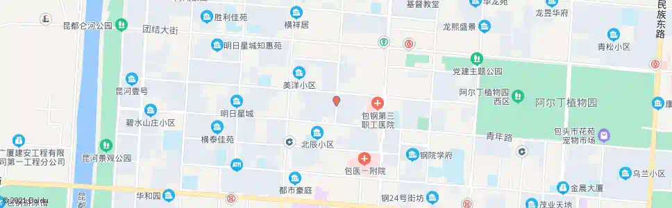 包头鞍山道_公交站地图_包头公交_妙搜公交查询2025