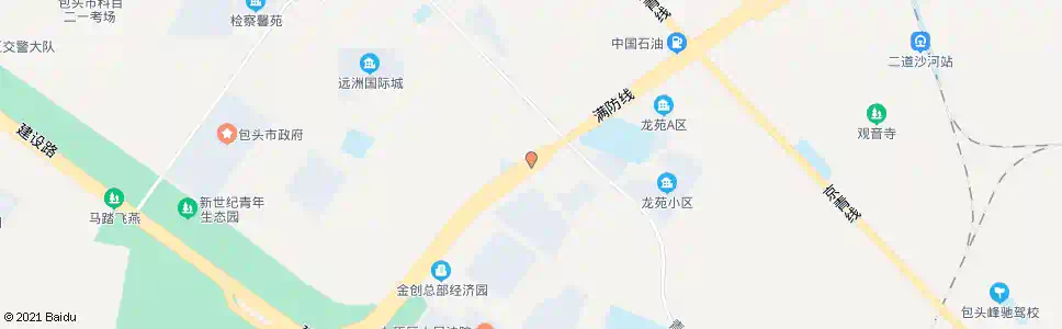 包头九原一中队_公交站地图_包头公交_妙搜公交查询2025