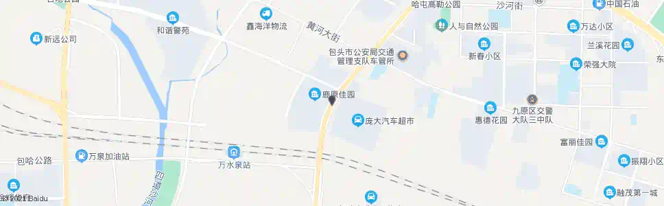 包头包头庞大汽车城_公交站地图_包头公交_妙搜公交查询2025