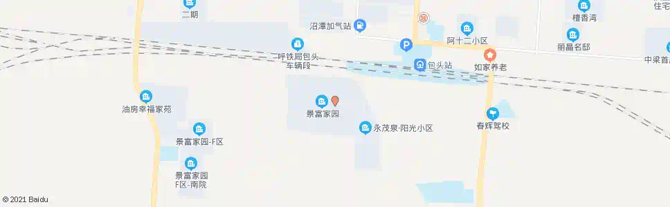 包头景富A区_公交站地图_包头公交_妙搜公交查询2025