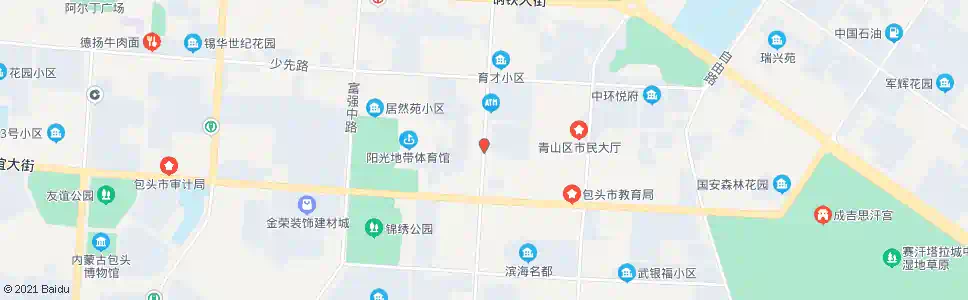 包头阳光雅居_公交站地图_包头公交_妙搜公交查询2025
