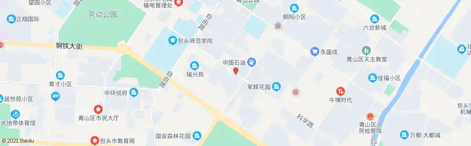包头民主路与科学路口_公交站地图_包头公交_妙搜公交查询2025
