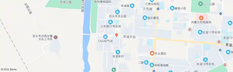包头昆河南桥_公交站地图_包头公交_妙搜公交查询2025