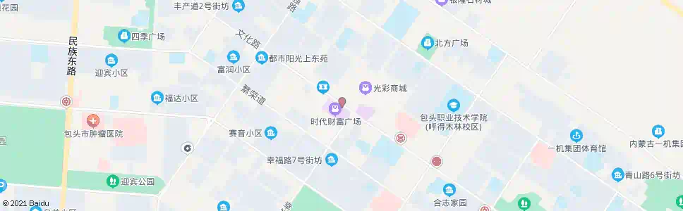 包头王府井青山店(文化路)_公交站地图_包头公交_妙搜公交查询2025