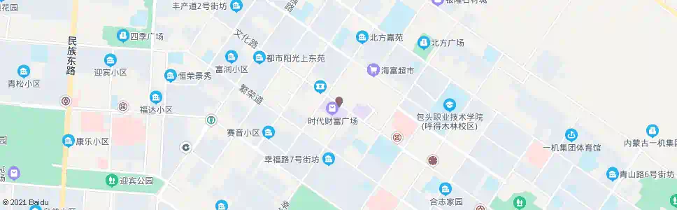 包头王府井青山店_公交站地图_包头公交_妙搜公交查询2025