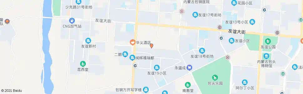 包头光彩街市场_公交站地图_包头公交_妙搜公交查询2025