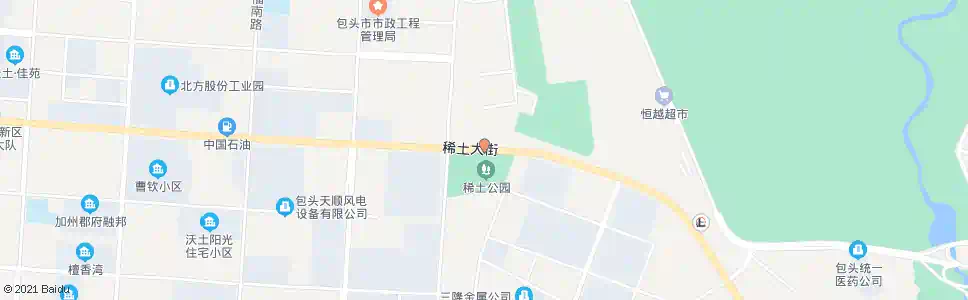 包头稀土公园_公交站地图_包头公交_妙搜公交查询2025