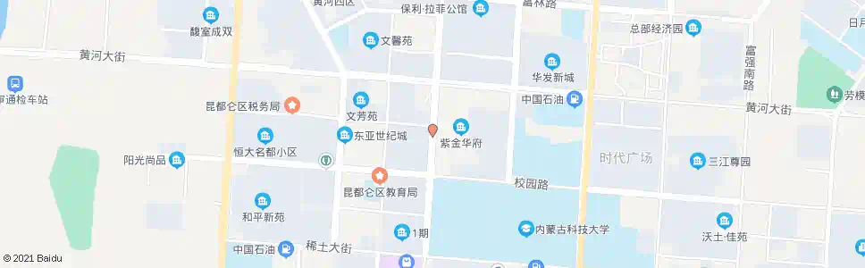 包头帝景小区_公交站地图_包头公交_妙搜公交查询2025