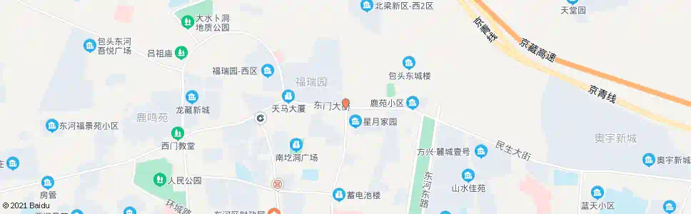 包头东门大街_公交站地图_包头公交_妙搜公交查询2025
