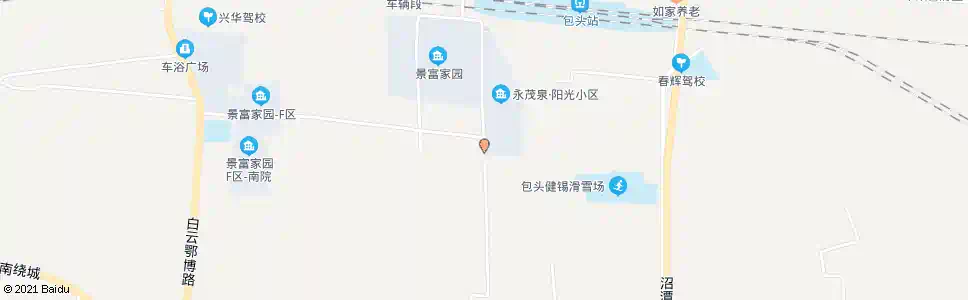 包头景富大街_公交站地图_包头公交_妙搜公交查询2025