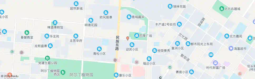 包头公汽宿舍(红石道)_公交站地图_包头公交_妙搜公交查询2025
