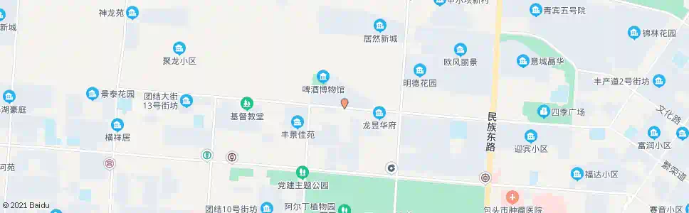 包头啤酒公园_公交站地图_包头公交_妙搜公交查询2025