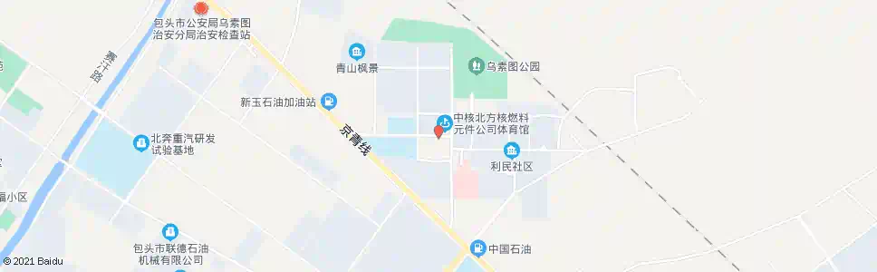 包头乌素图办事处_公交站地图_包头公交_妙搜公交查询2025