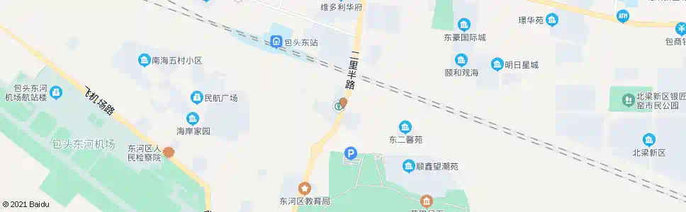 包头二里半路口_公交站地图_包头公交_妙搜公交查询2025