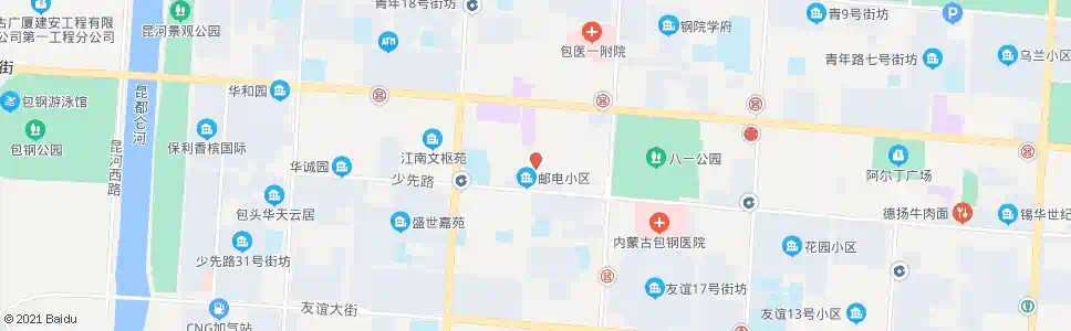 包头中央大道_公交站地图_包头公交_妙搜公交查询2025