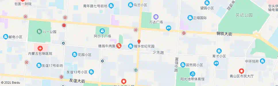 包头振华小区_公交站地图_包头公交_妙搜公交查询2025