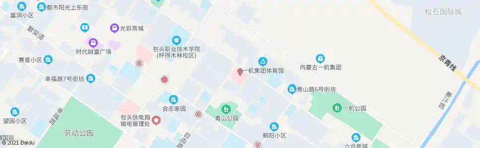 包头一机厂医院_公交站地图_包头公交_妙搜公交查询2025