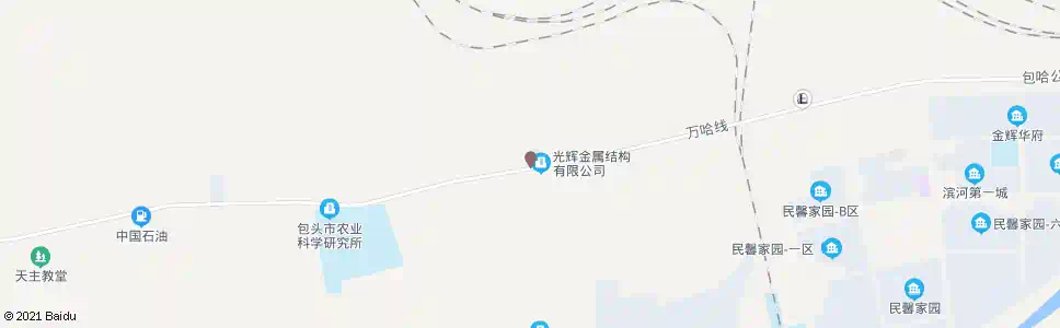 包头包钢稀土华美公司_公交站地图_包头公交_妙搜公交查询2025