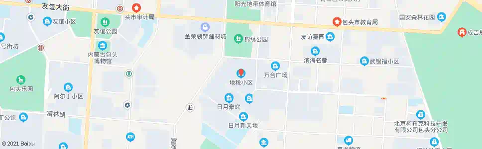 包头地税小区_公交站地图_包头公交_妙搜公交查询2025