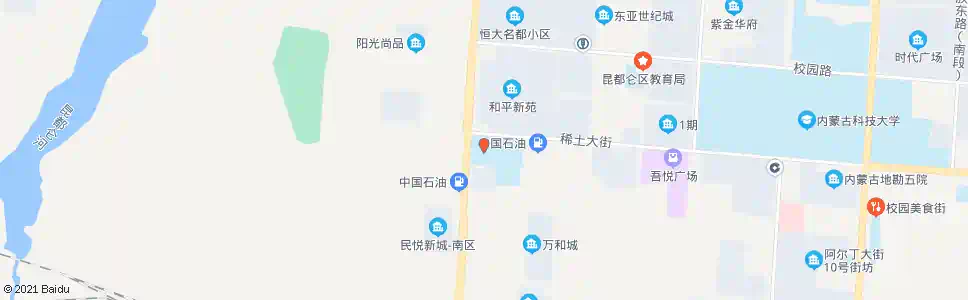 包头宏昌学校_公交站地图_包头公交_妙搜公交查询2025