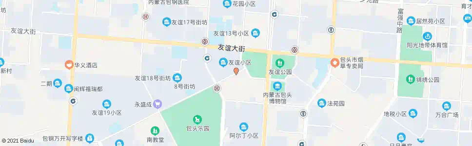 包头友谊小区_公交站地图_包头公交_妙搜公交查询2025