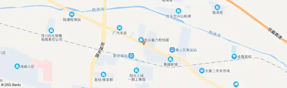 包头赵家店_公交站地图_包头公交_妙搜公交查询2025