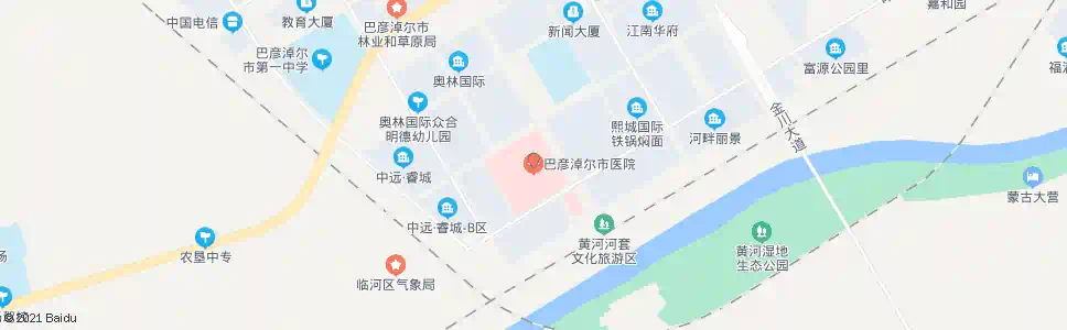 巴彦淖尔巴市医院_公交站地图_巴彦淖尔公交_妙搜公交查询2025