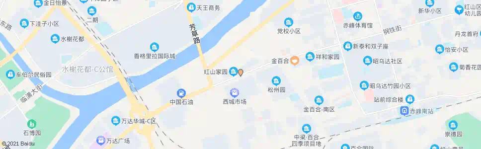 赤峰西城菜市场_公交站地图_赤峰公交_妙搜公交查询2025